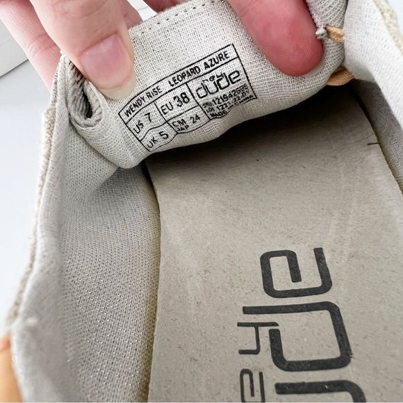 Hey Dude Women’s Shoes Wendy Rise Leopard Azure Size 7 - Picture 6 of 6